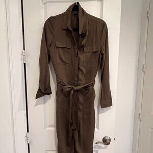 Womens Dark Green Jumpsuit